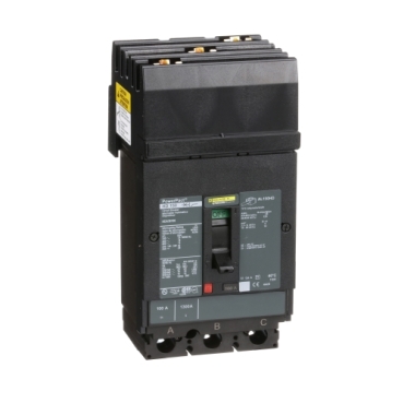 HDA36100 HDA36100 Schneider Electric Imagen del producto  1 videos Interruptor termomagnético PowerPacT H, de 100A, 3 polos, 14kA a 600V, I-Line