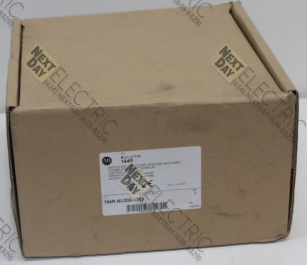 Captura de pantalla 2026-03-24 a la(s) 10.17.31 p.m. Allen Bradley, 194R-NU200-1753, Interruptor Desconexión Desconector 200a Sin Fusible 3p