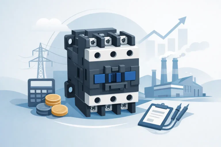 Contactor eléctrico industrial precio real