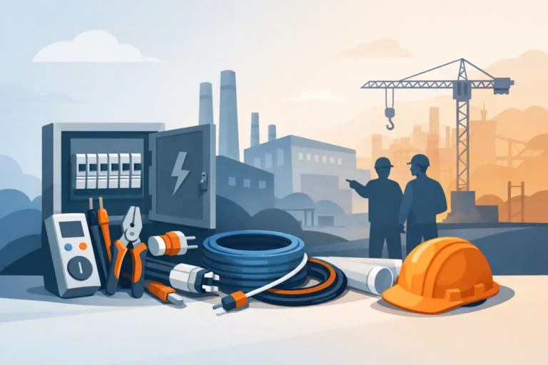 Material eléctrico para obra e industria