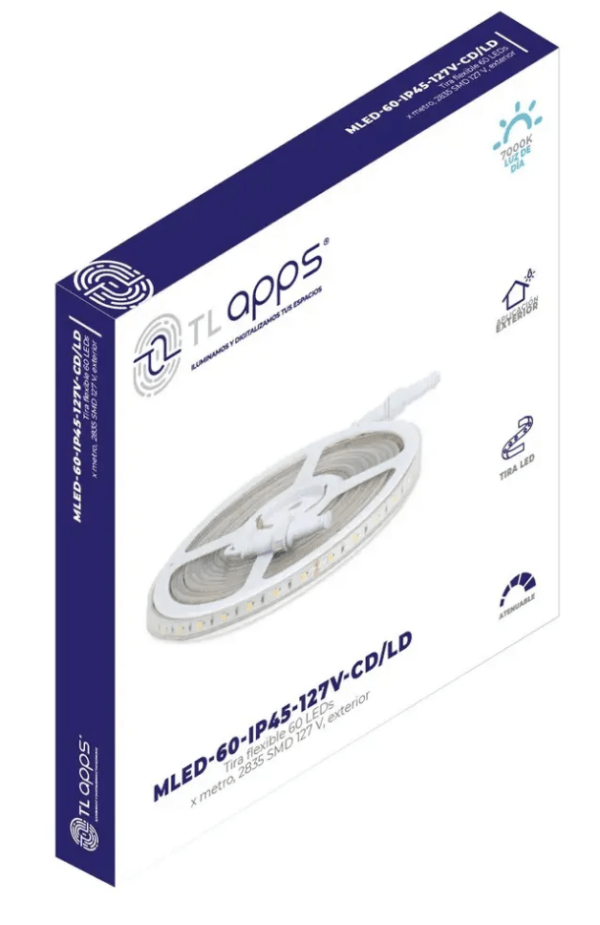 TIRA LED MLED-60-IP45 127V LUZ DE DIA