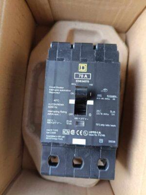 Interruptor Termomagnético EDB34070 SQD